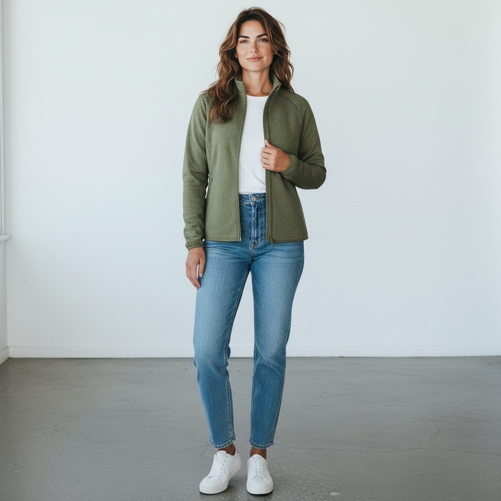 SOLD Olive Branch Hurley Mock Neck Trial Jacket